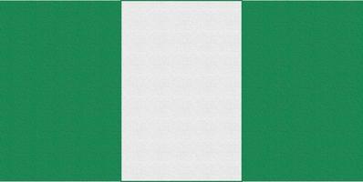 ilustración de la bandera nacional de nigeria foto