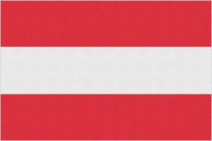 Illustration of the national flag of Austria photo