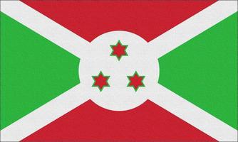 ilustración de la bandera nacional de burundi foto