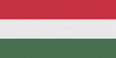 Illustration of the national flag of Hungary photo