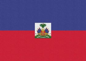 ilustración de la bandera nacional de haití foto