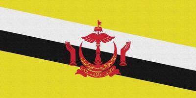 Illustration of the national flag of Brunei photo