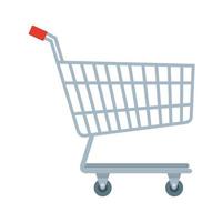 cart shopping transportation isolated icon vector