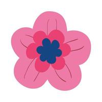 Isolated flower icon vector design