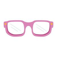 cute eyeglasses vision optical icon vector
