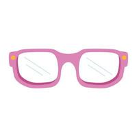 cute eyeglasses vision optical icon vector