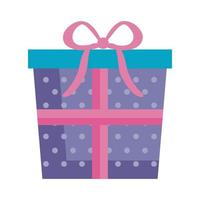 gift box present isolated icon vector