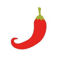 Isolated chilli vegetable vector design