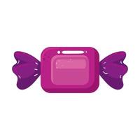 candy in wrap isolated icon vector