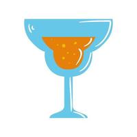 Isolated alcohol cocktail vector design