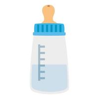 baby bottle milk isolated icon vector