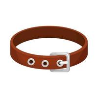 collar for dog isolated icon vector