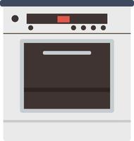 Home oven semi flat color vector object