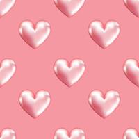 sweet heart and cute seamless vector design