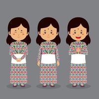 Nepal Character with Various Expression vector