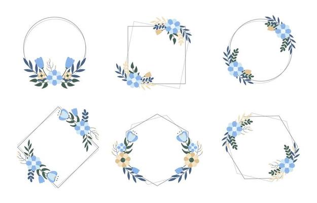 Floral Decorative Frame Collection