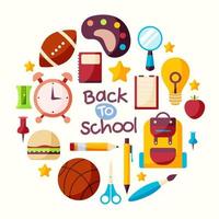 Back To School Icon Collection vector