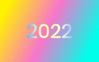 Colorful happy new year background template vector