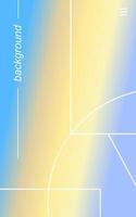 Light wave abstract line background template vector
