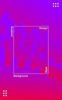 Modern abstract dark wave background template vector