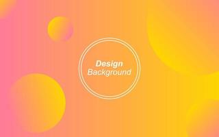 Modern abstract gradient planet background template vector