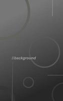 Modern abstract gradient black circle shape background template vector