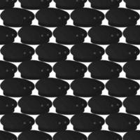 Illustration on theme colored pattern hats beret vector