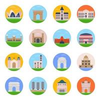 World Monuments Concepts vector