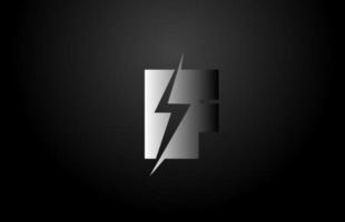 F icono de logotipo de letra del alfabeto. diseño creativo para empresa y negocio vector