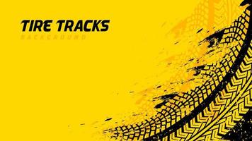 Curved Tire Track Traces background vector