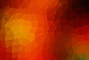 Light Red, Yellow vector abstract mosaic pattern.