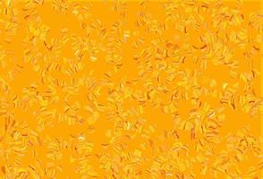 textura de vector de color amarillo claro, naranja en estilo poli con círculos, cubos.