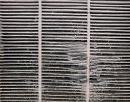 Dirty car air filters, should be maintained for fresh air photo