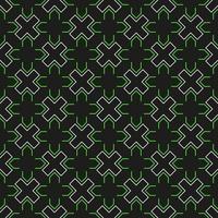 Abstract geometric seamless pattern with lines and crosses. Cyber pattern, vector background