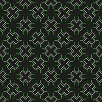 Abstract geometric seamless pattern with lines and crosses. Cyber pattern, vector background