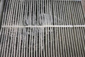 Dirty car air filters, should be maintained for fresh air