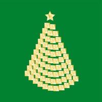 Golden ornament for christmas decoration vector illustration Description6