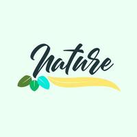 leaf nature logo and symbol for sign environment industry vector