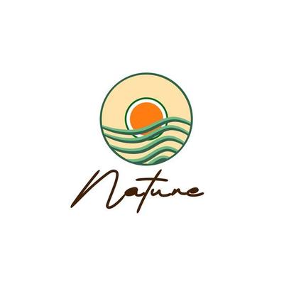 leaf nature logo and symbol for sign environment industry