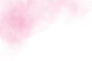 pink watercolor wash splash background vector