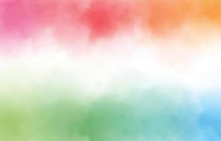 rainbow watercolor splash background with copy space digital illustration vector