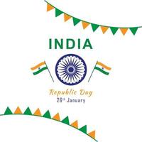 diseño de plantilla de celebración del día de la república de india