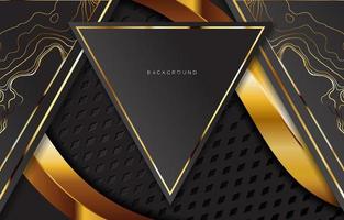 Black and Gold Premium Background vector