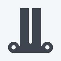 Icon Column - Glyph Style- Simple illustration, Good for Prints , Announcements, Etc vector