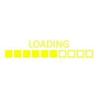 Loading on white background vector