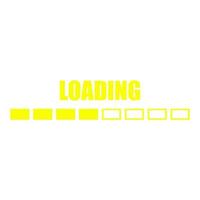 Loading on white background vector