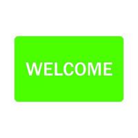 Welcome sign on a white background vector