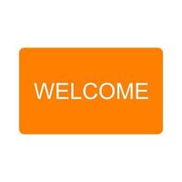 Welcome sign on a white background vector