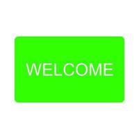 Welcome sign on a white background vector