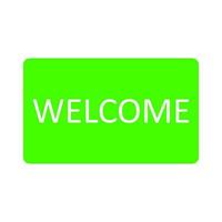 Welcome sign on a white background vector